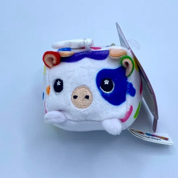 moosh moosh Toys Moosh Moosh Squared Clips Milly The Cow